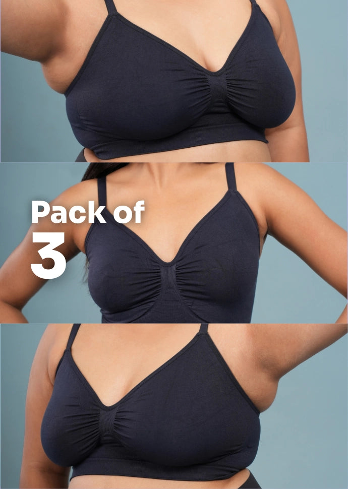 Black Shaper Bra - 3 Pack