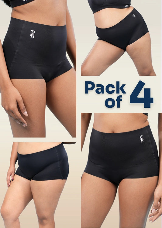 4 Pack - Black Contour All Day Shaper