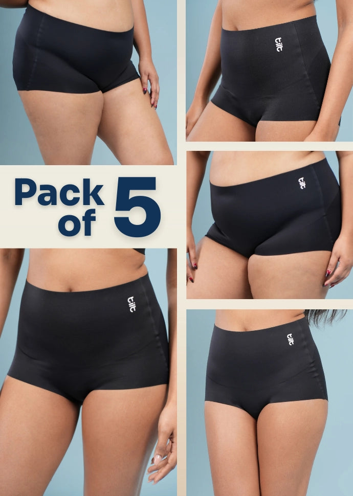 5 Pack - Black Contour All Day Shaper