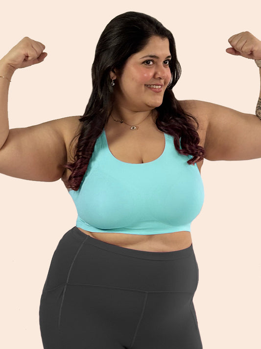 Pack of 2 - Tilt x Dr. Cuterus Fursat Bra - Racerback Blue