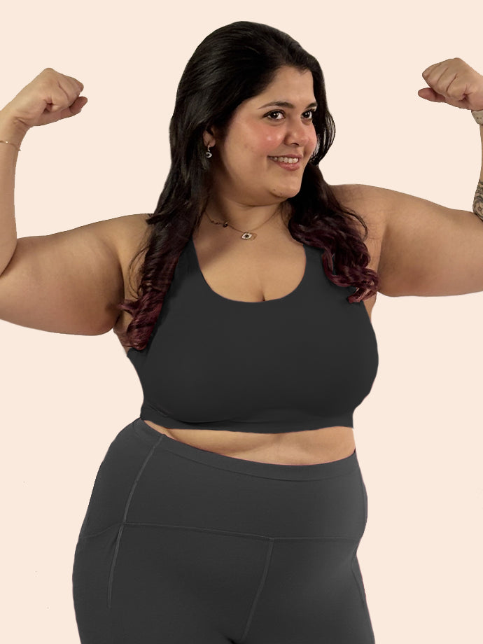 Pack of 2 - Tilt x Dr. Cuterus Fursat Bra - Racerback Black