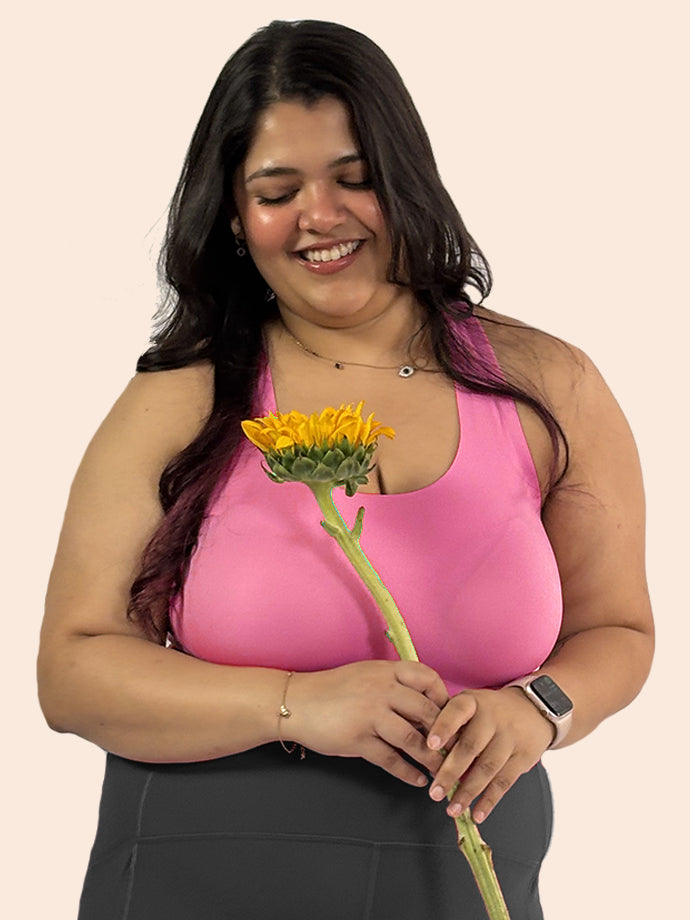 Pack of 4 - Tilt x Dr. Cuterus Fursat Bra - Crossback Pink