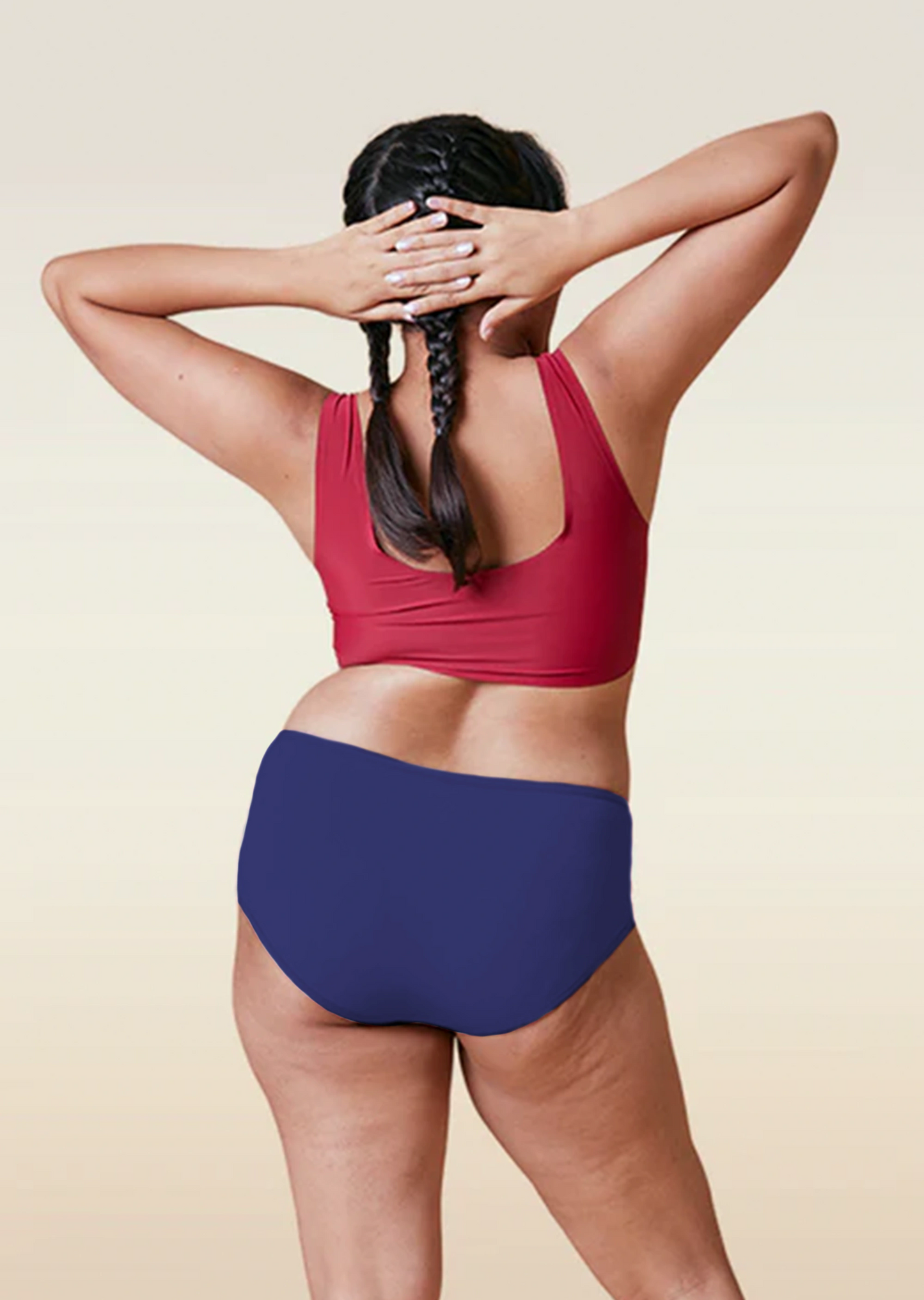 5 Pack - Blue High-waist Bamboo Underwear