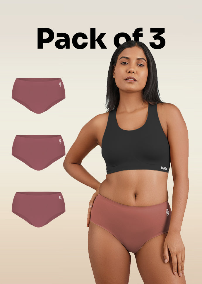 3 Pack - Pink Seamless Underwear