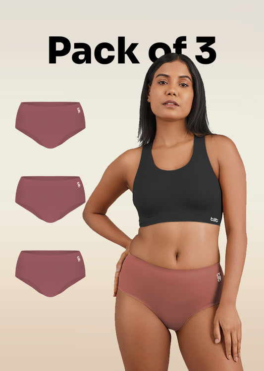 3 Pack - Pink Seamless Underwear