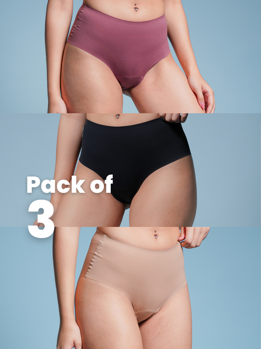 Assorted 3 Pack - Seamless Underwear