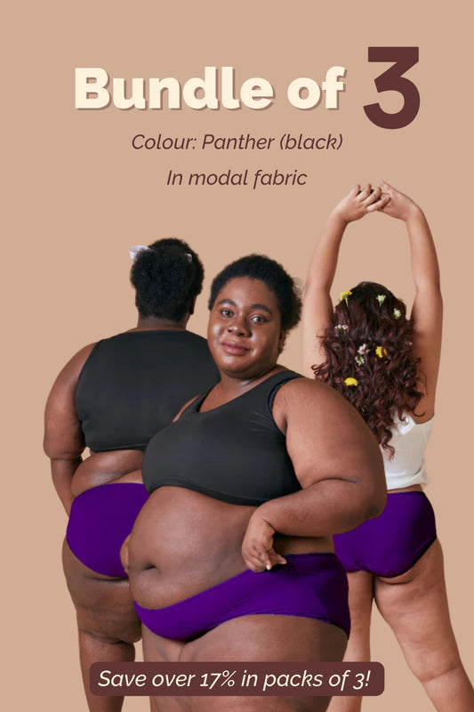 Merlot Pack of 3 - Violet Modal Fabric