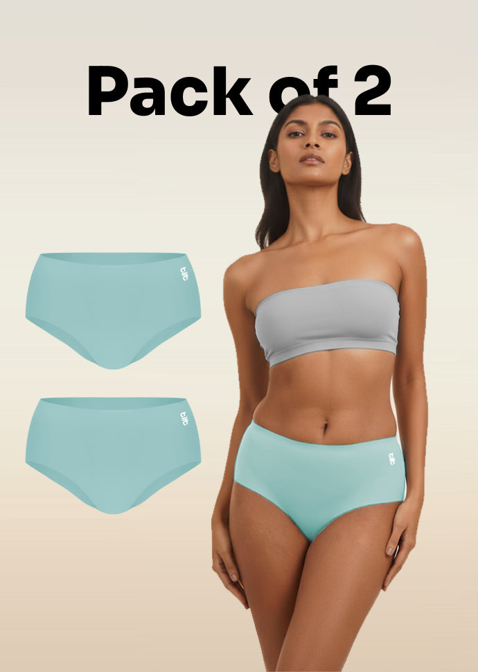 2 Pack - Blue Seamless Underwear