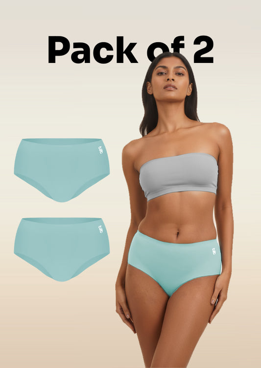 2 Pack - Blue Seamless Underwear