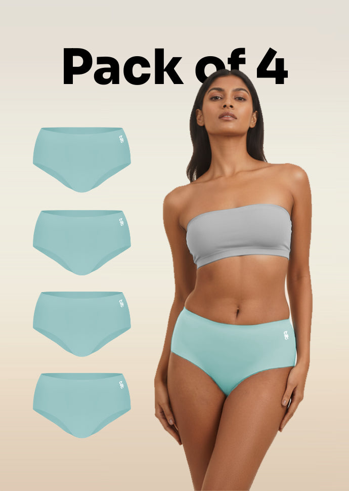 4 Pack - Blue Seamless Underwear