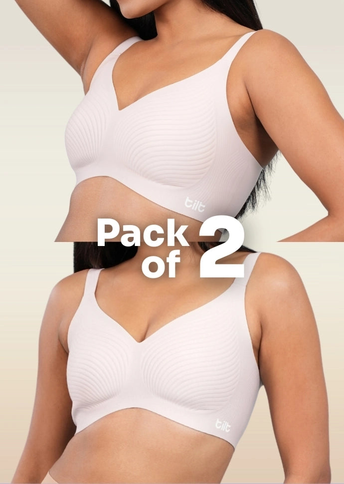 Blush Wave Bra - 2 Pack