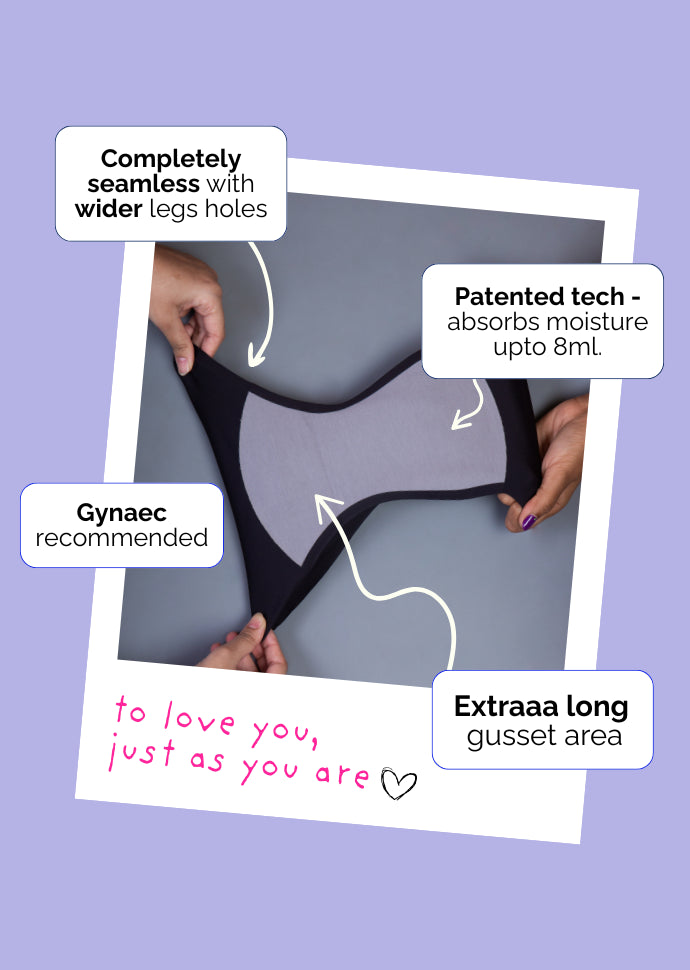 Blue Seamless Underwear