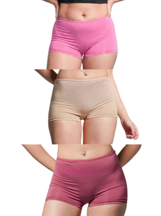 3 Pack - Absorbent Boyshorts