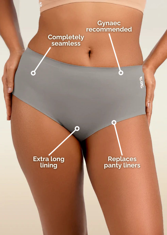 3 Pack - Grey Seamless Underwear