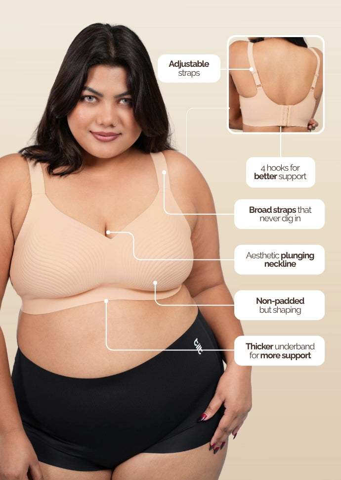Nude Wave Bra