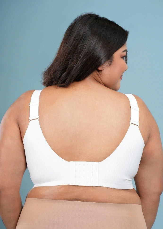 White Minimiser Bra