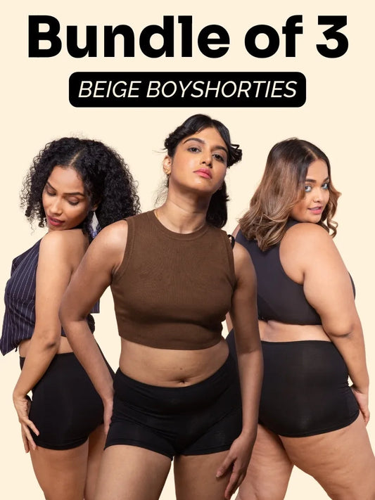 Black Boyshorts Pack of 3 - Modal Fabric