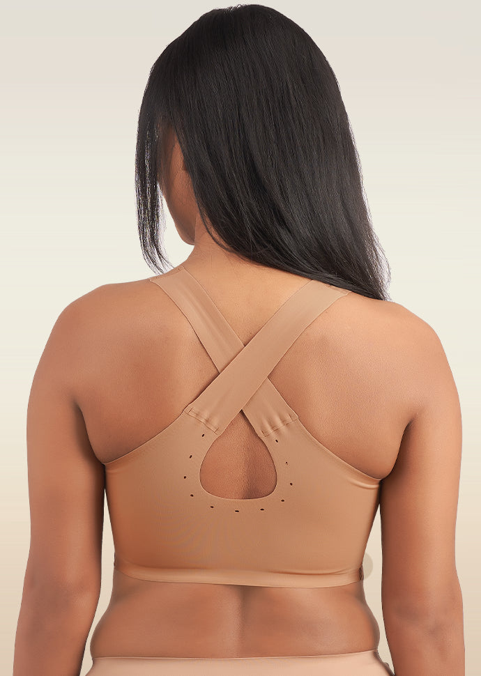 4 Pack - Tilt x Dr. Cuterus Beige Crossback Bra