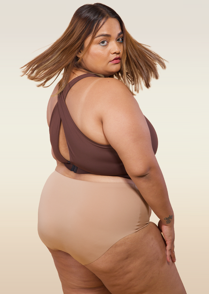 Beige Seamless Underwear