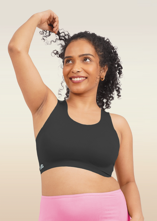 2 Pack - Tilt x Dr. Cuterus Black Racerback Bra