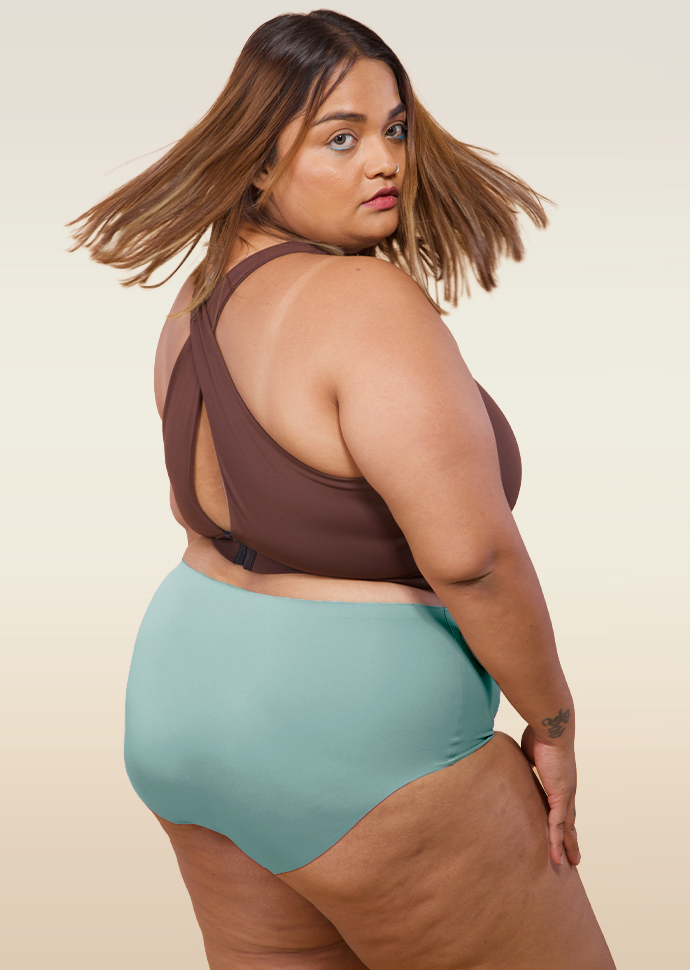 Blue Seamless Underwear