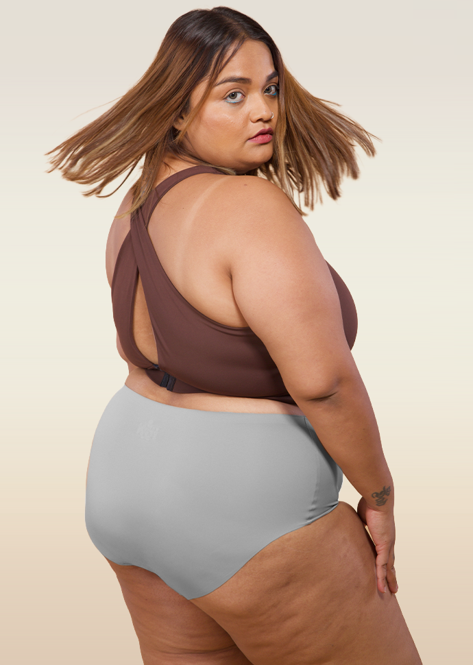 Grey Seamless Underwear