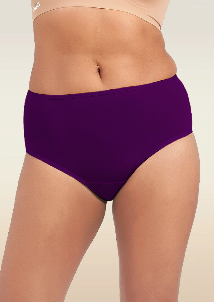 Violet Mid-waist Absorbent Underwear